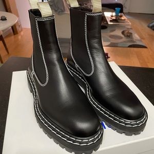 Proenza Schouler Leather Chelsea Boots 38.5